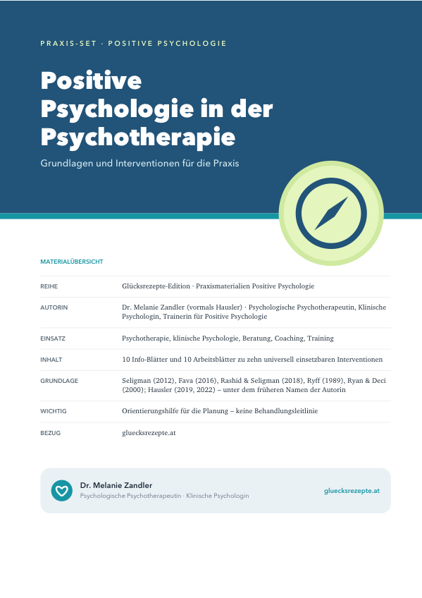 Cover Positive Psychologie in der Psychotherapie